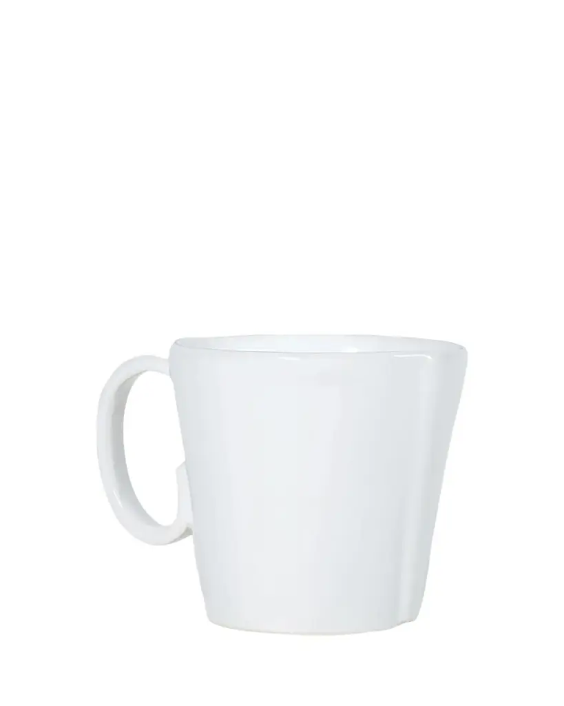 Vietri Lastra White Mug