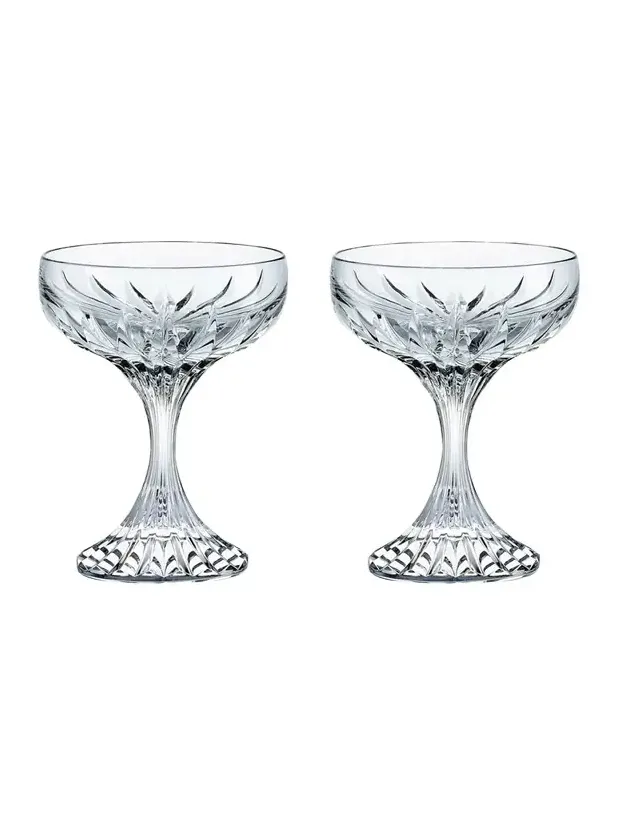 Baccarat Massena Coupe Glasses, Set of 2
