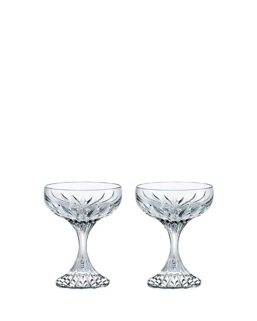 Baccarat Massena Coupe Glasses, Set of 2