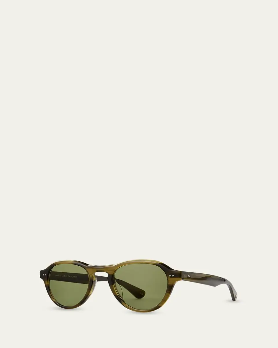 Garrett Leight Men's Mcnally Sun Acetate Aviator Sunglasses | Thumbnail 2 Garrett Leight Men's Mcnally Sun Acetate Aviator Sunglasses | Thumbnail 2