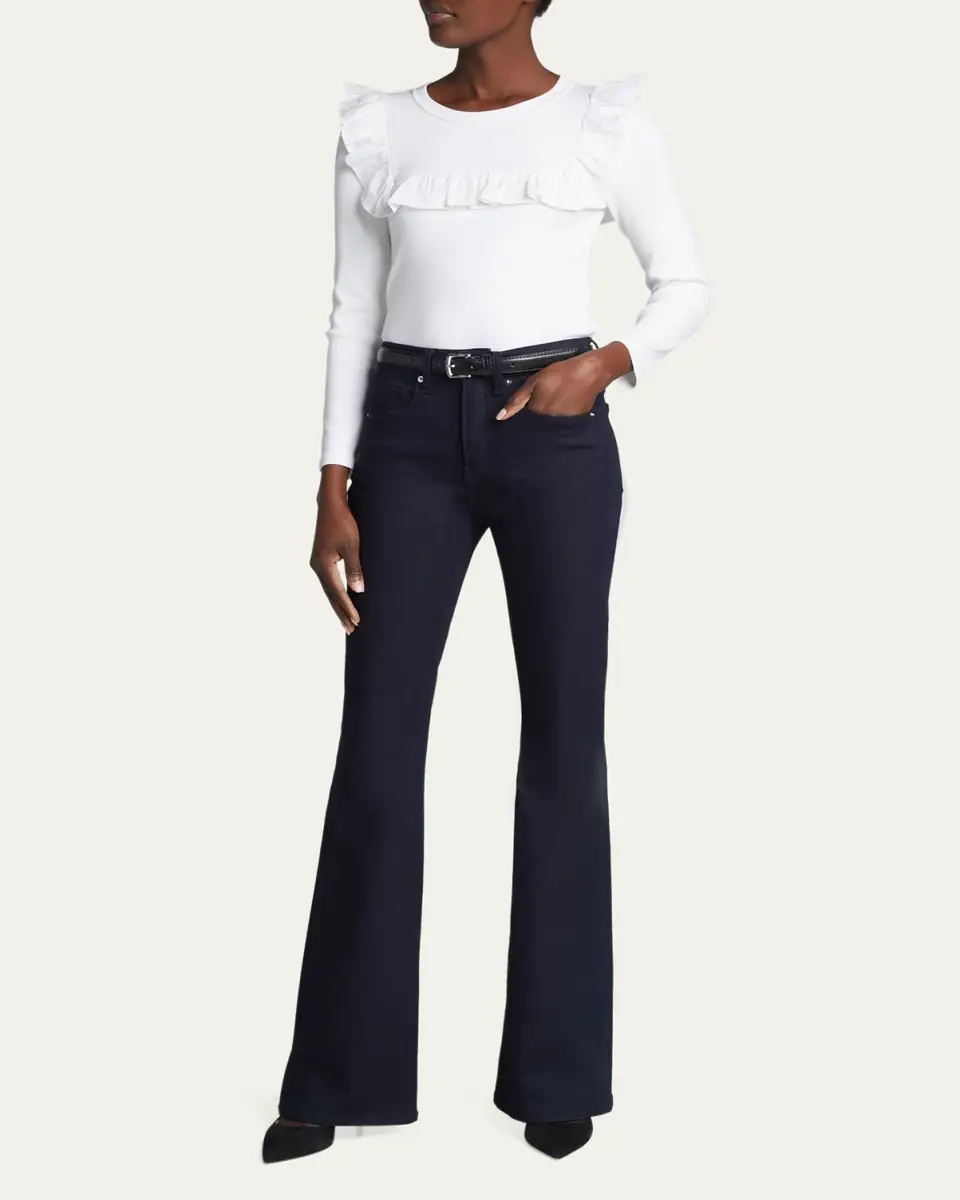 Veronica Beard Beverly High-Rise Skinny Flare Jeans | Thumbnail 2 Veronica Beard Beverly High-Rise Skinny Flare Jeans | Thumbnail 2