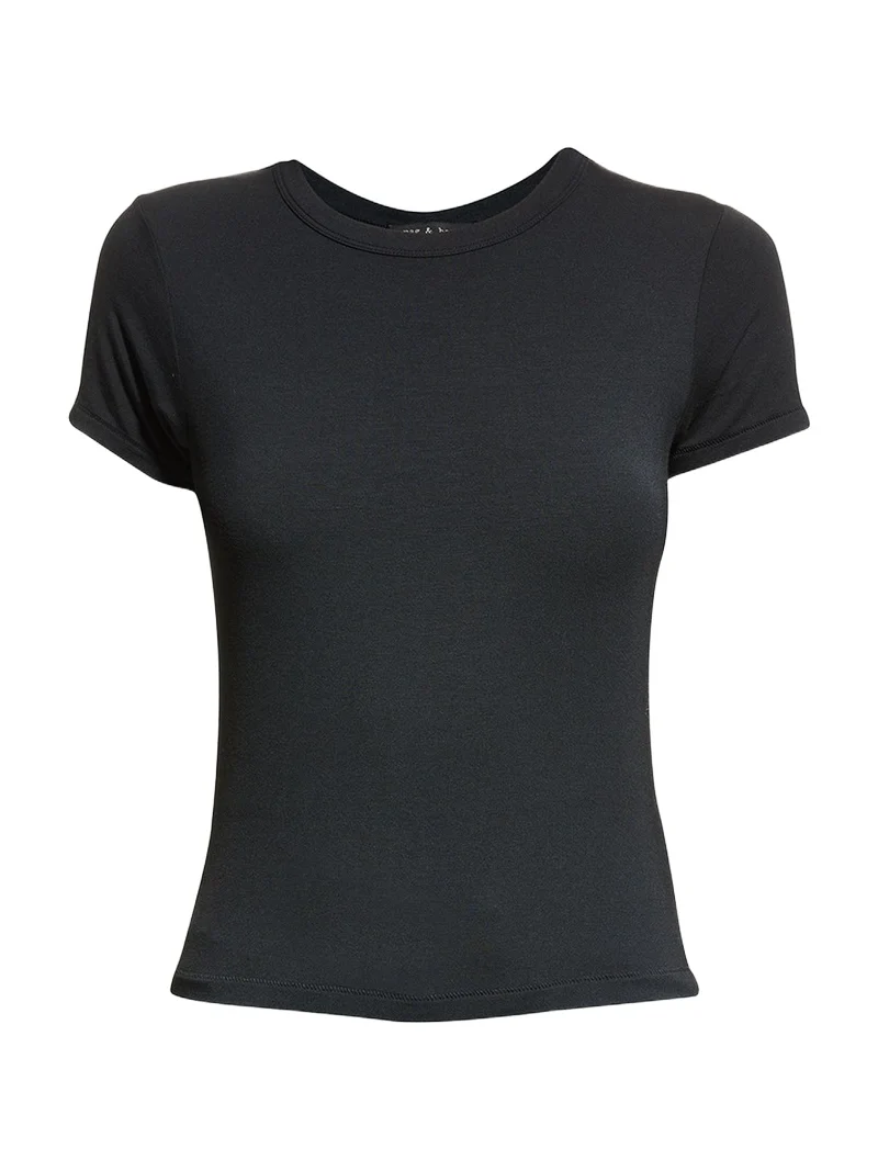 rag & bone Luca Slim Short-Sleeve Baby Tee
