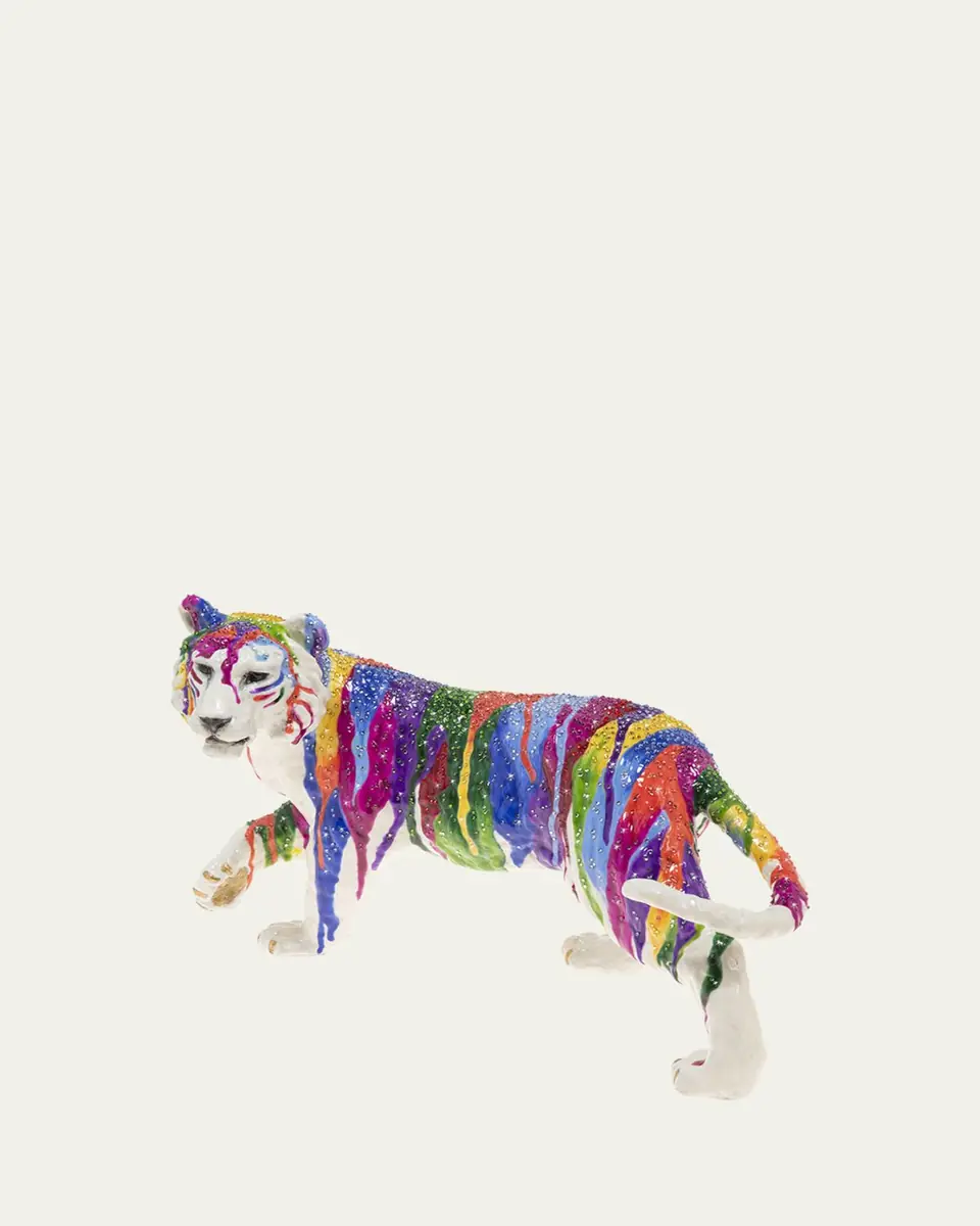 Jay Strongwater Grand Jewel Tiger Figurine | Thumbnail 3 Jay Strongwater Grand Jewel Tiger Figurine | Thumbnail 3