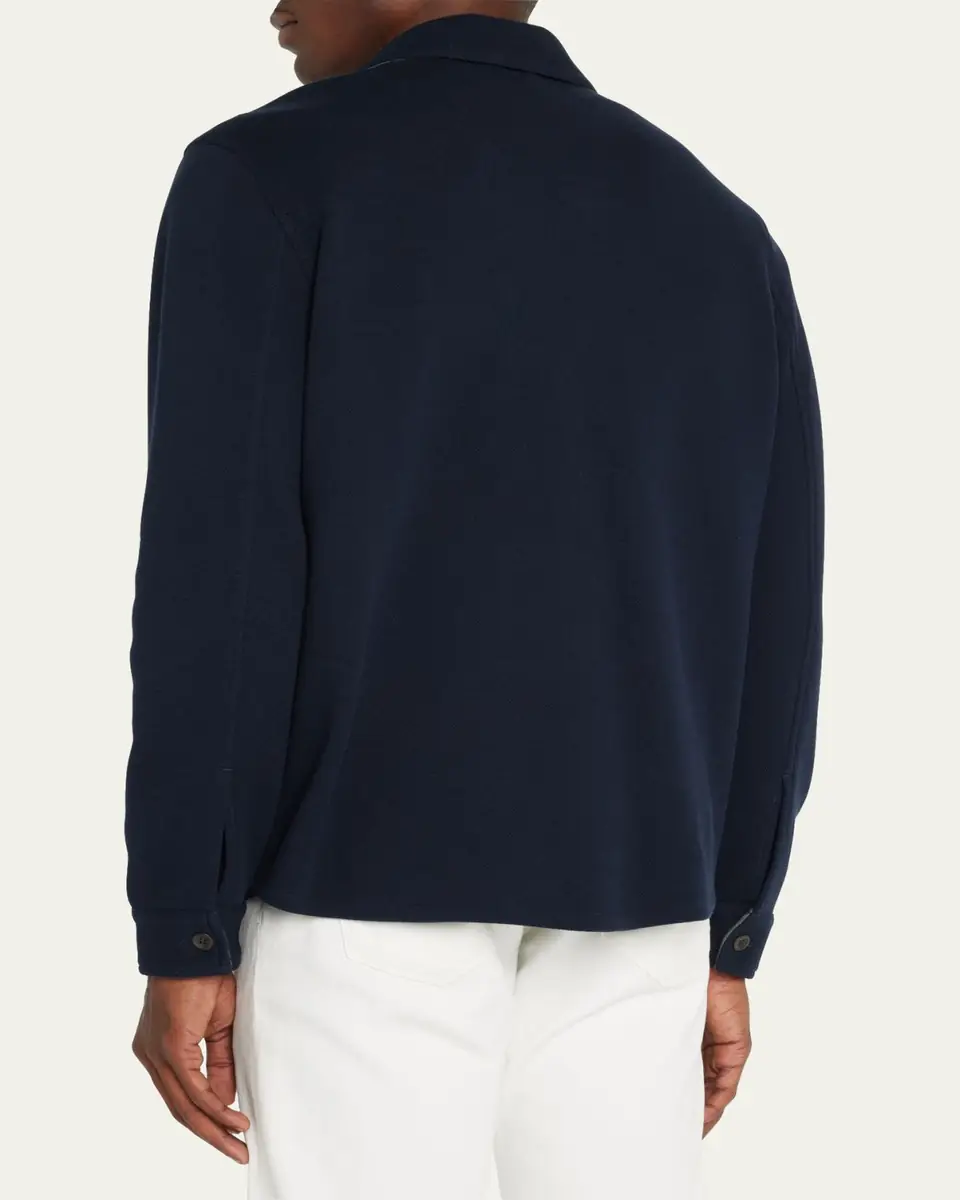 Vince Men's Solid 4-Pocket Shirt Jacket | Thumbnail 3 Vince Men's Solid 4-Pocket Shirt Jacket | Thumbnail 3