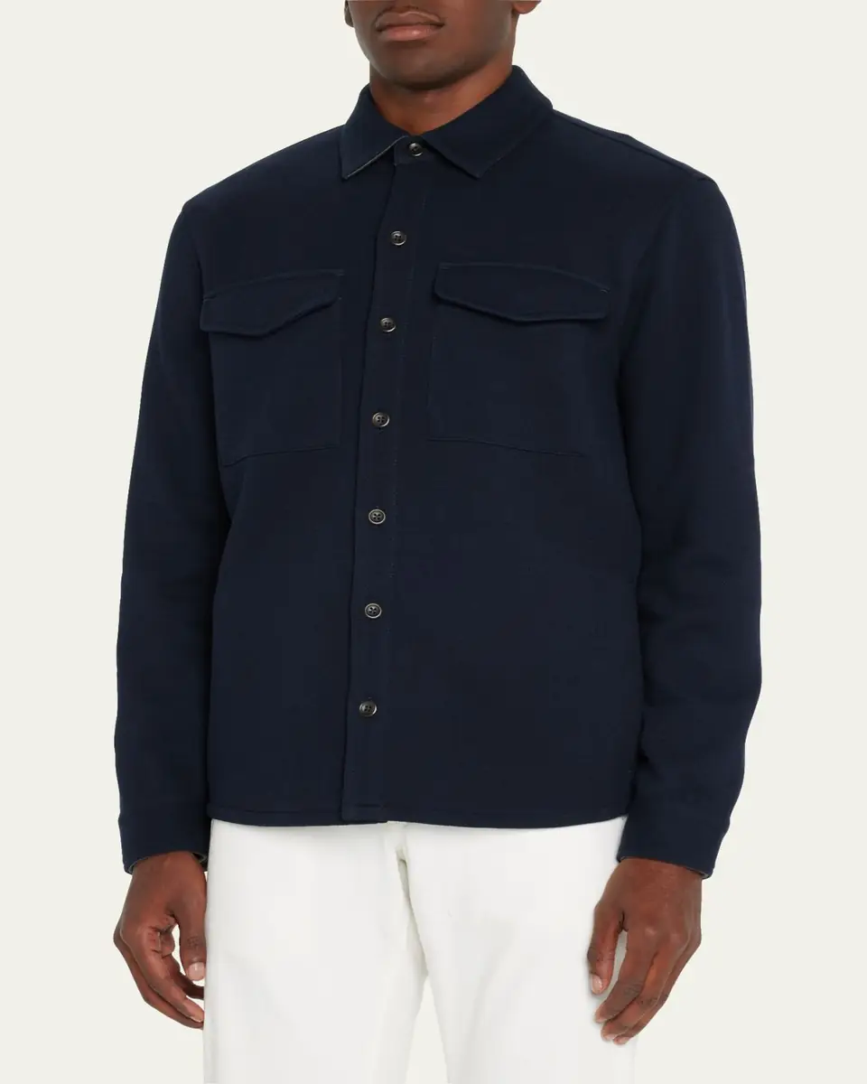Vince Men's Solid 4-Pocket Shirt Jacket | Thumbnail 4 Vince Men's Solid 4-Pocket Shirt Jacket | Thumbnail 4