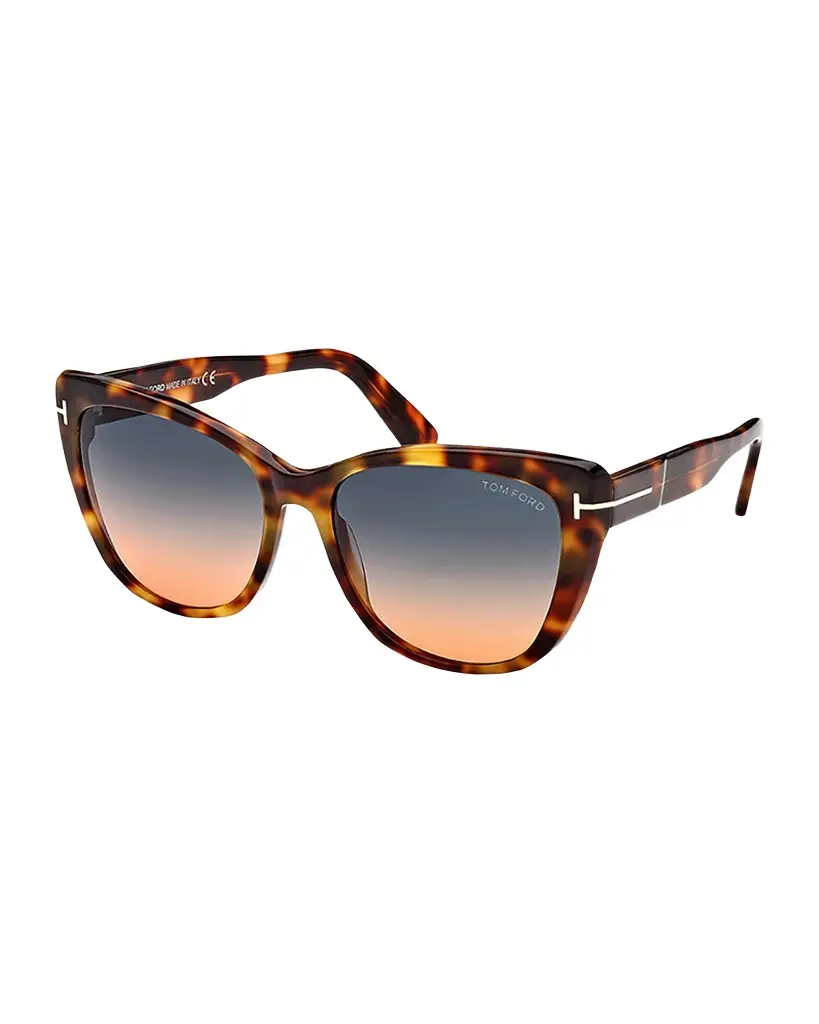Acetate Cat-Eye Sunglasses