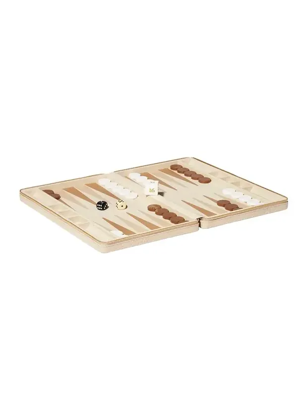 AERIN Enzo Travel Backgammon Set