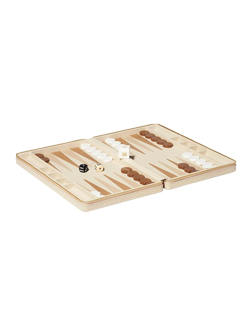 AERIN Enzo Travel Backgammon Set