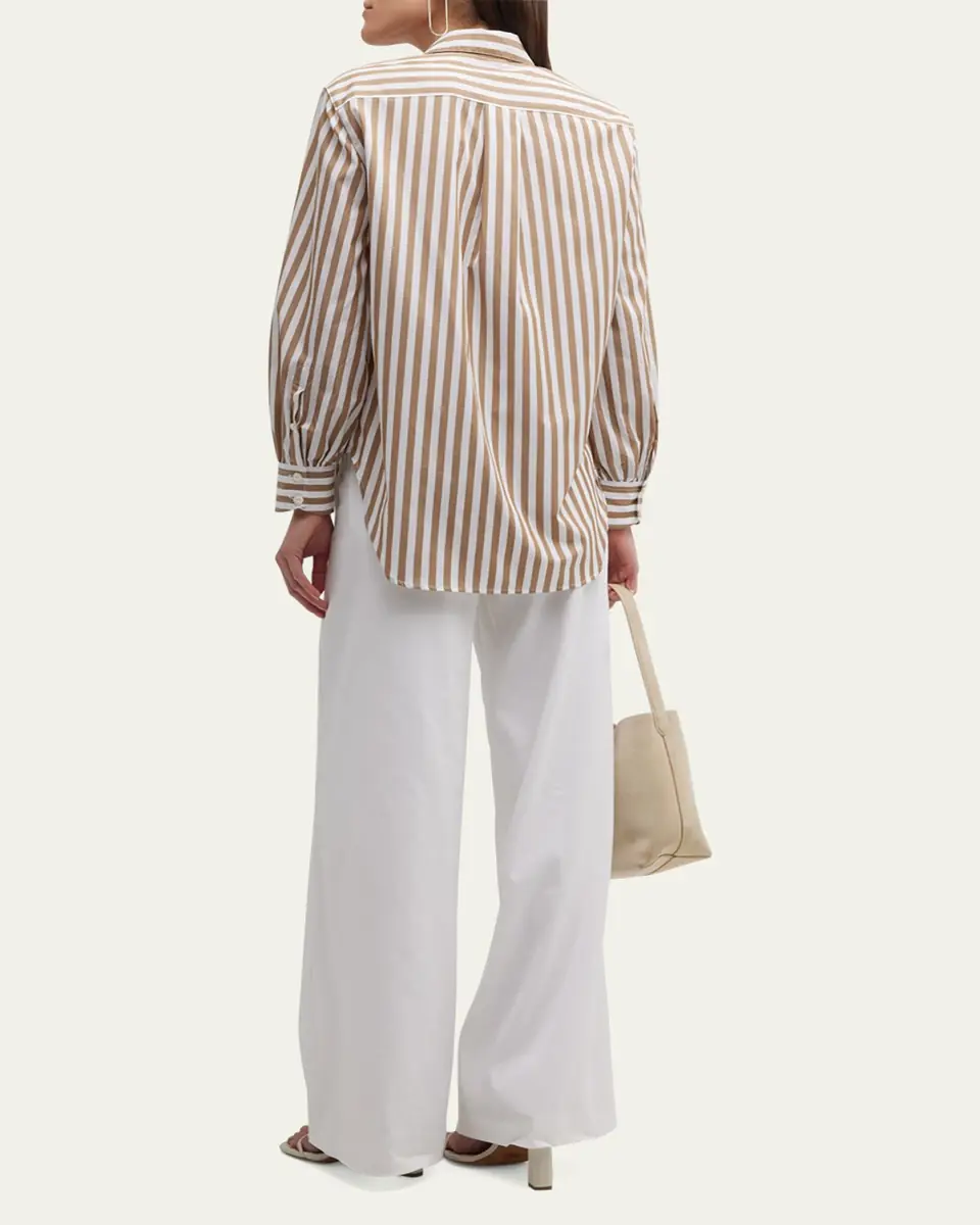 rag & bone Maxine Striped Button-Front Shirt | Thumbnail 3