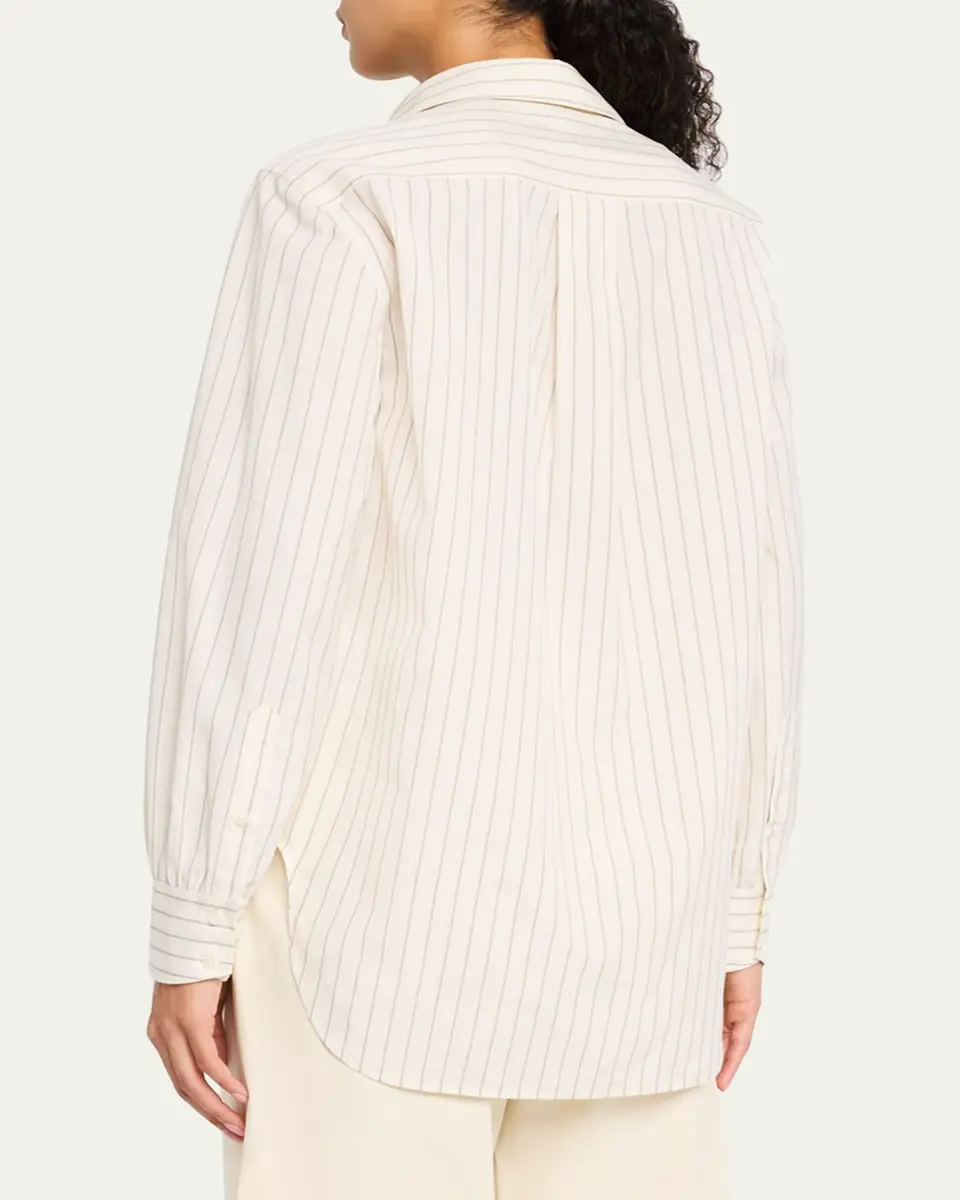 rag & bone Maxine Striped Button-Front Shirt | Thumbnail 7