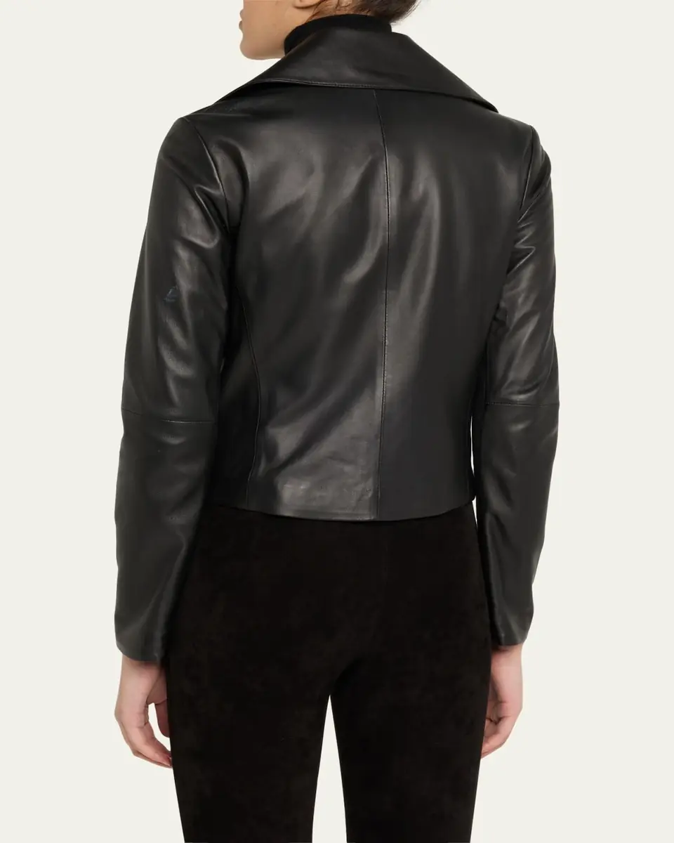 Vince Leather Zip-Front Jacket | Thumbnail 3 Vince Leather Zip-Front Jacket | Thumbnail 3