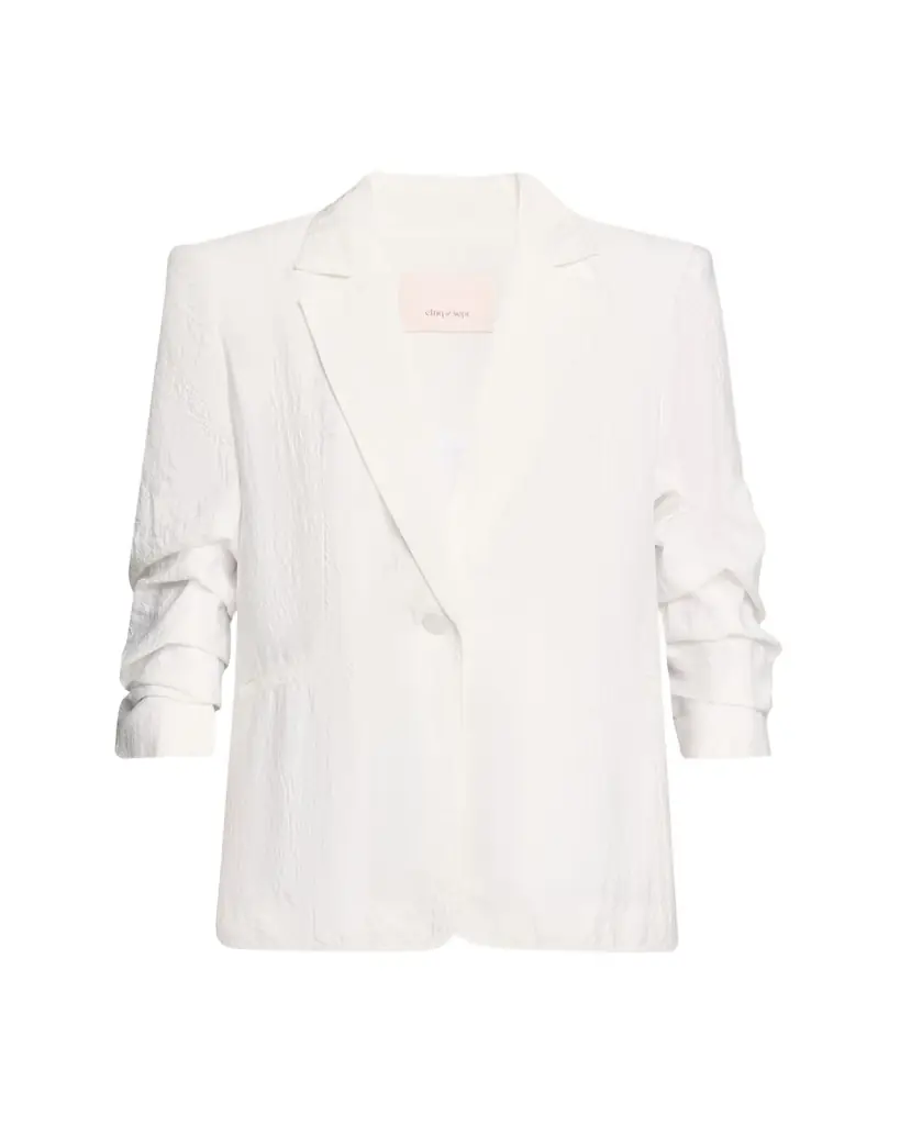 Cinq à Sept Tumbled Woven Khloe Blazer | Image 1 Cinq à Sept Tumbled Woven Khloe Blazer | Image 1