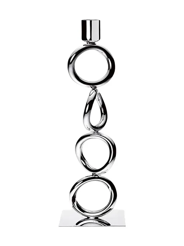 Christofle Vertical 4-Ring Candlestick