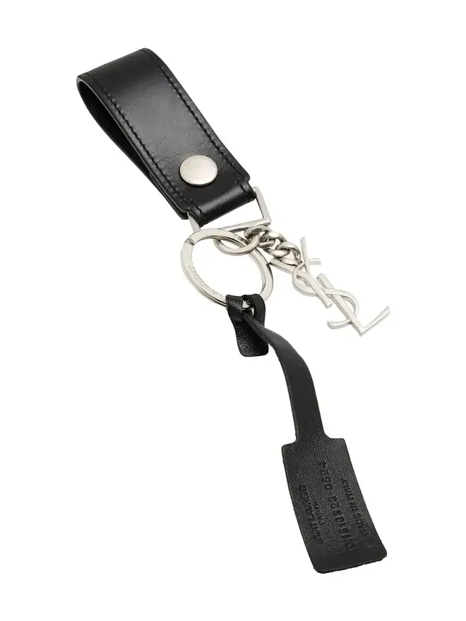 Men's Cassandre Leather Keychain Men's Cassandre Leather Keychain