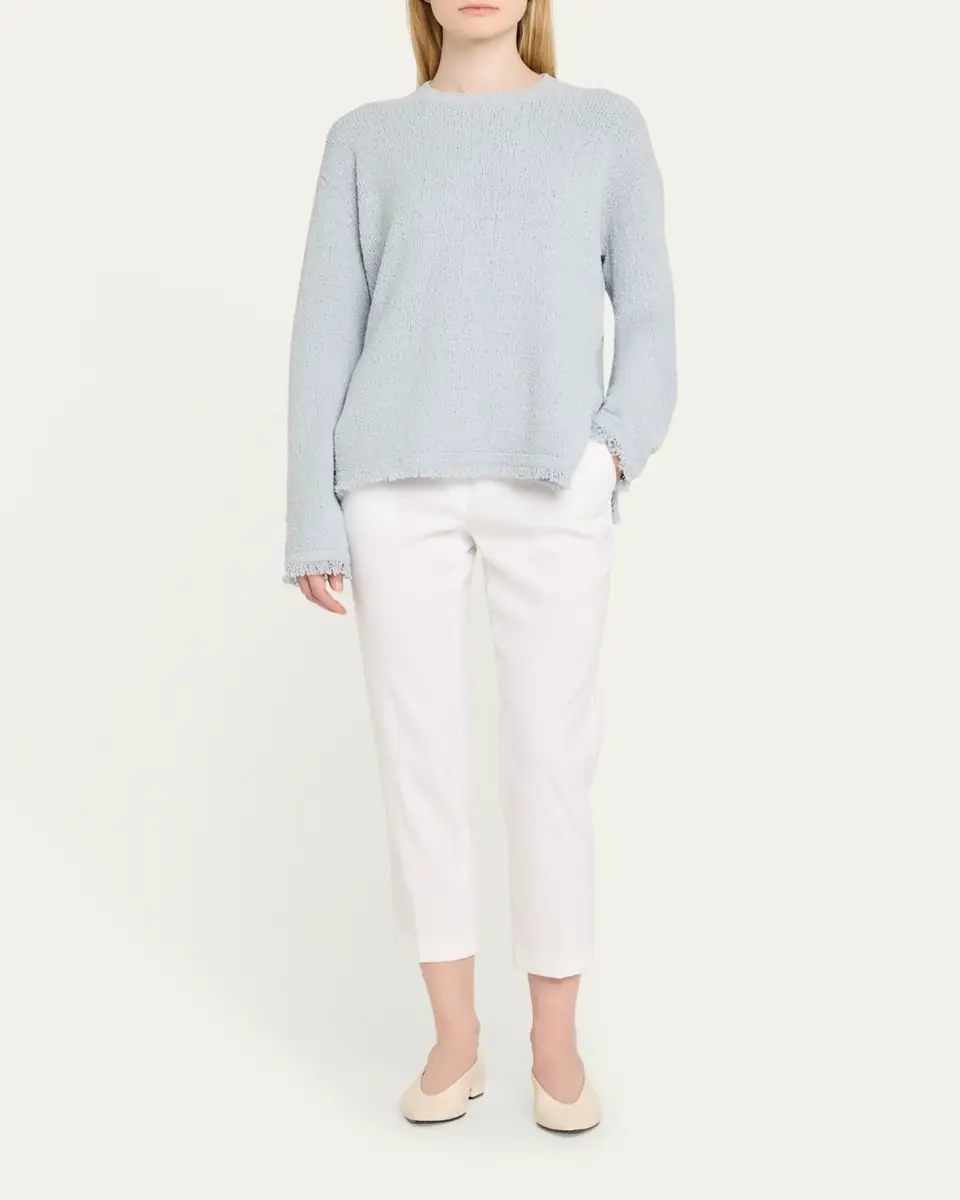 Theory Treeca Cropped Slim Pull-On Pants | Thumbnail 2 Theory Treeca Cropped Slim Pull-On Pants | Thumbnail 2
