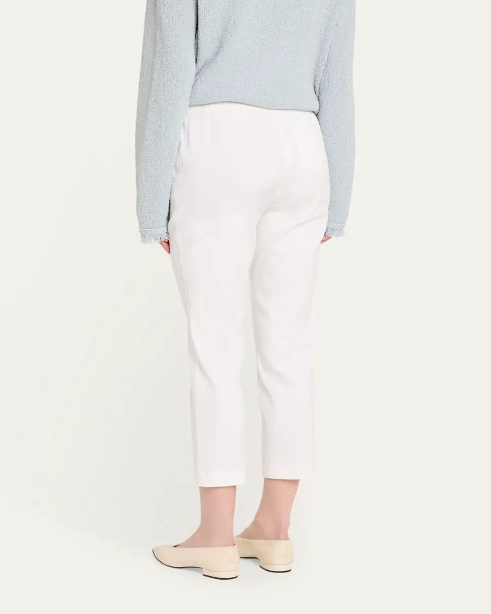 Theory Treeca Cropped Slim Pull-On Pants | Thumbnail 3 Theory Treeca Cropped Slim Pull-On Pants | Thumbnail 3