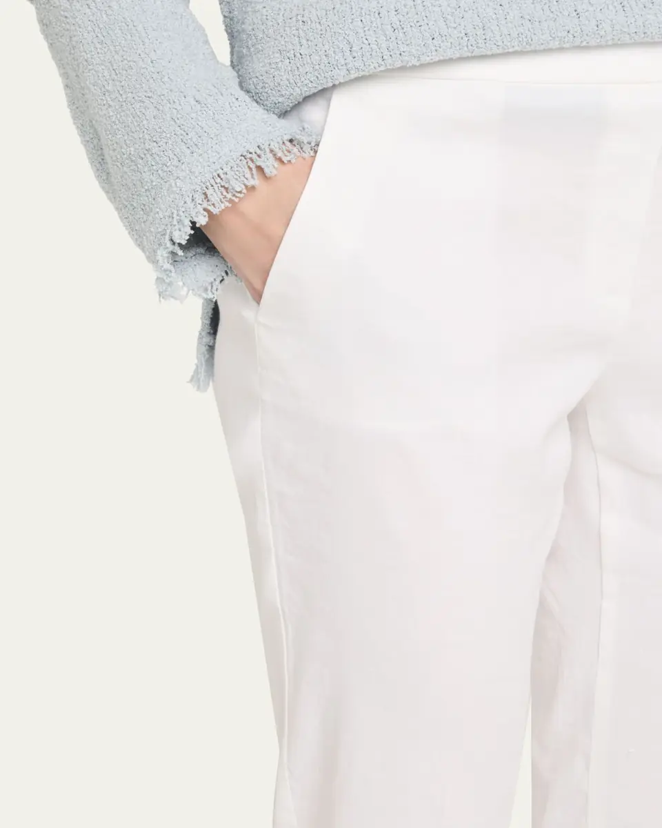 Theory Treeca Cropped Slim Pull-On Pants | Thumbnail 5 Theory Treeca Cropped Slim Pull-On Pants | Thumbnail 5