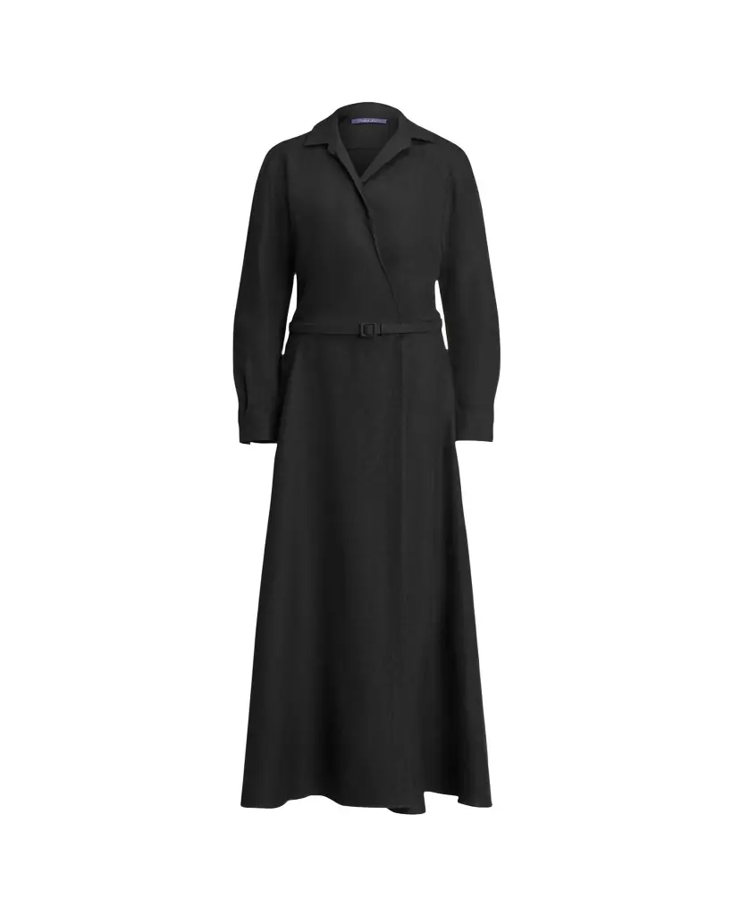 Ralph Lauren Collection Aniyah Belted Linen Day Dress | Image 1 Ralph Lauren Collection Aniyah Belted Linen Day Dress | Image 1