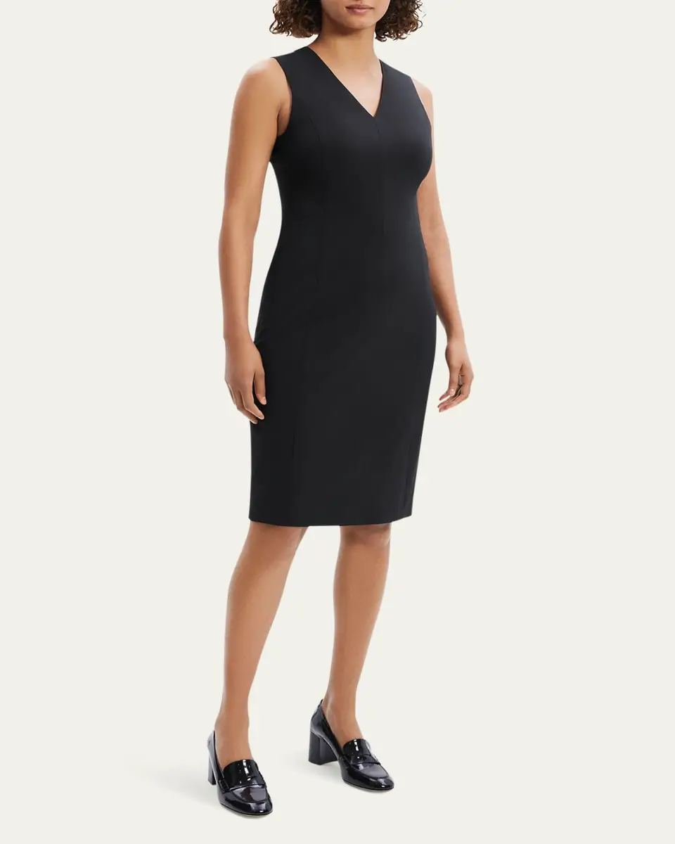 Theory Slim Midi Sheath Dress | Thumbnail 4