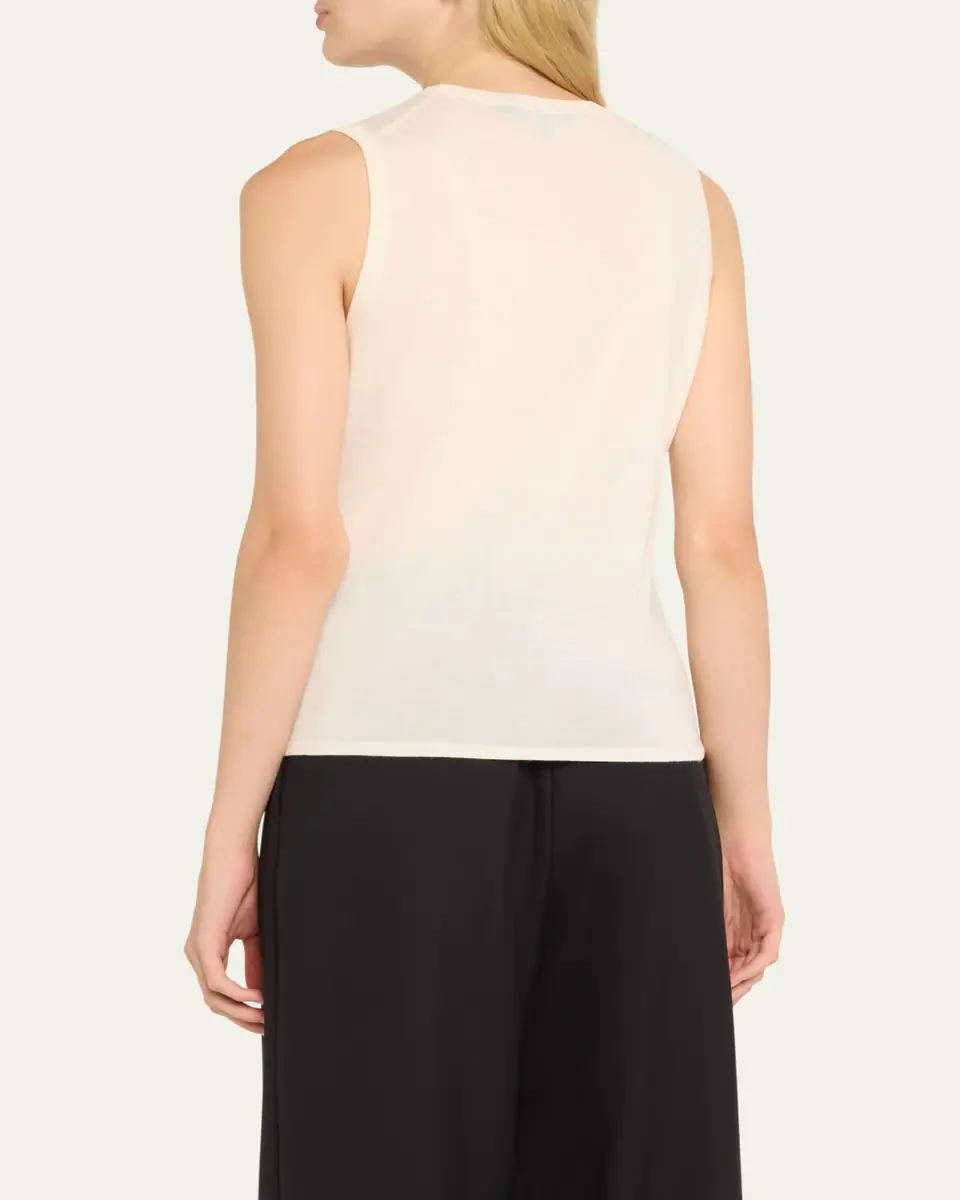 Theory Regal Merino Wool Crewneck Shell Top | Thumbnail 3
