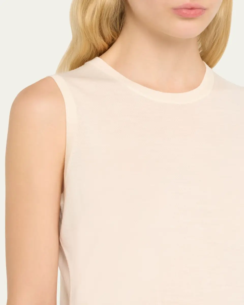 Theory Regal Merino Wool Crewneck Shell Top | Thumbnail 5