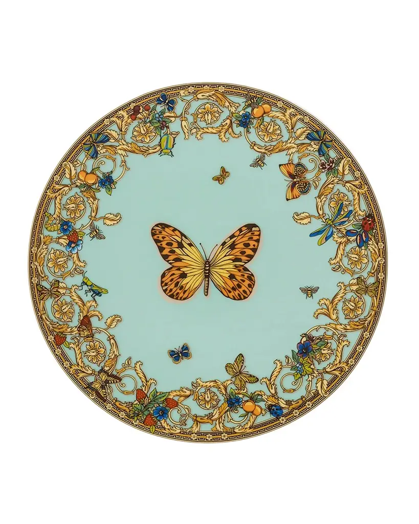 Versace Butterfly Garden Modern Trivet for Bowl, 7"