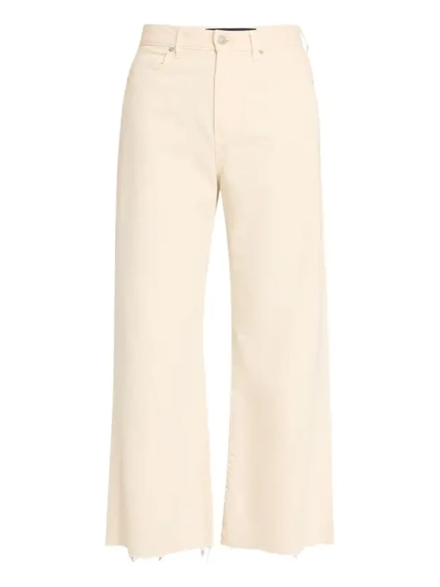 Taylor Cropped High-Rise Wide Jeans