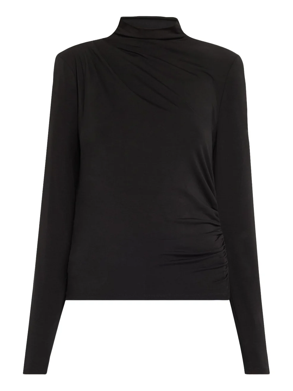 Mylie Gathered Turtleneck Top Mylie Gathered Turtleneck Top