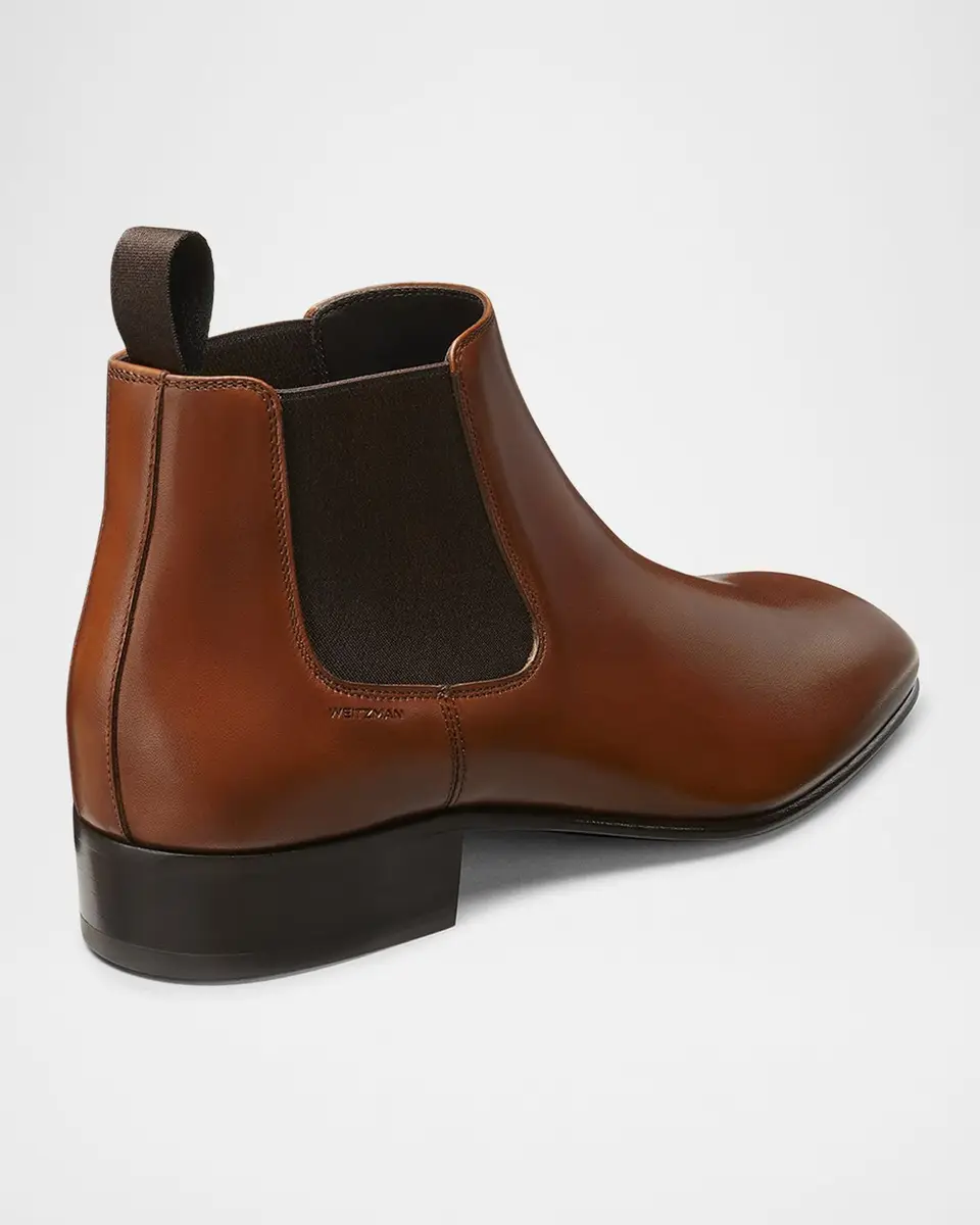 Stuart Weitzman Men's Adwin Leather Chelsea Boots | Thumbnail 3