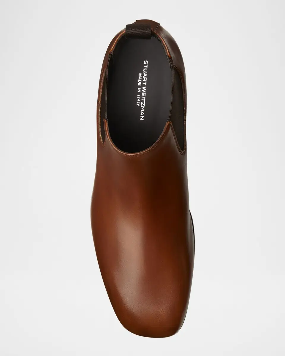 Stuart Weitzman Men's Adwin Leather Chelsea Boots | Thumbnail 4