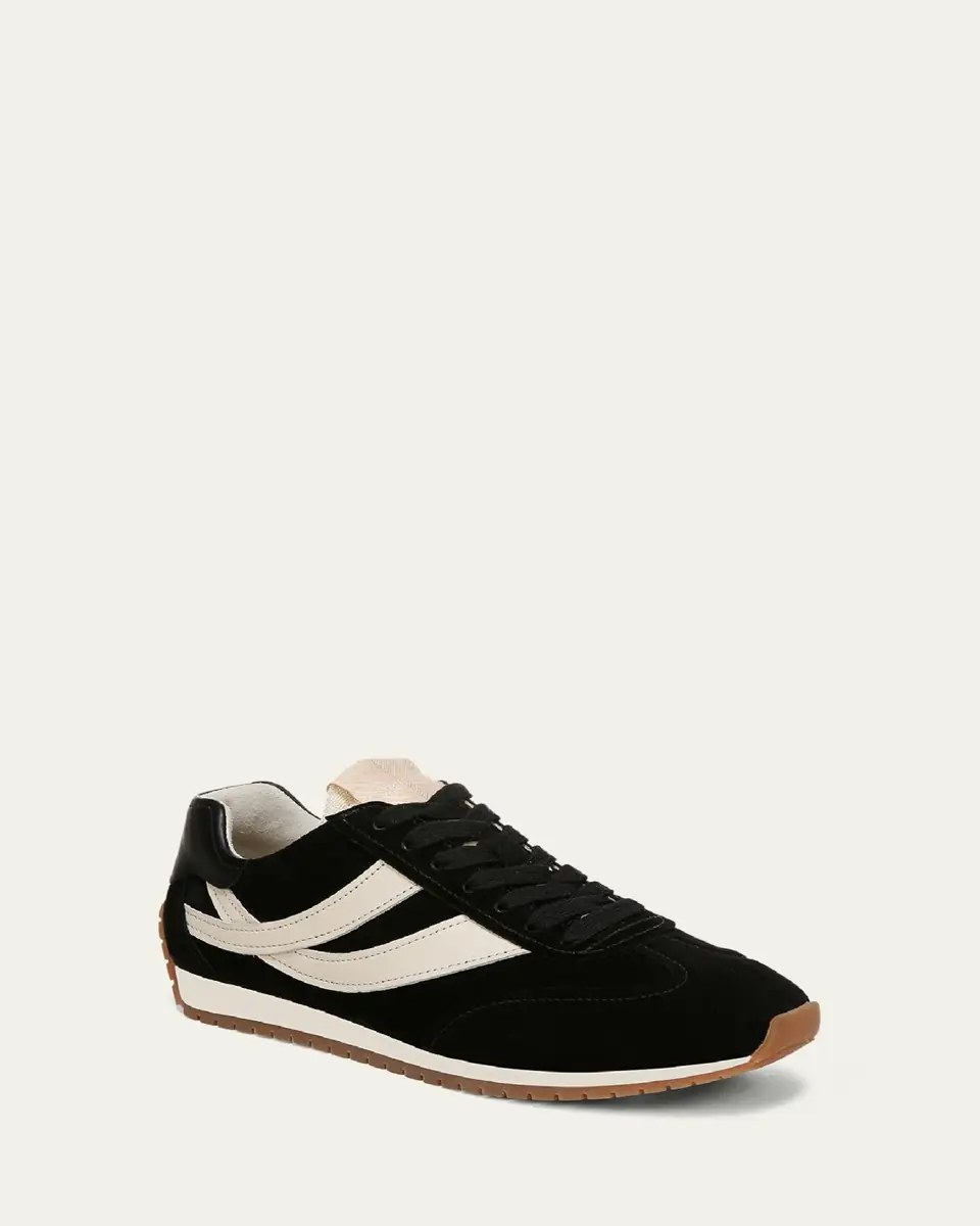 Vince Mix Leather Trainer Sneakers | Thumbnail 2