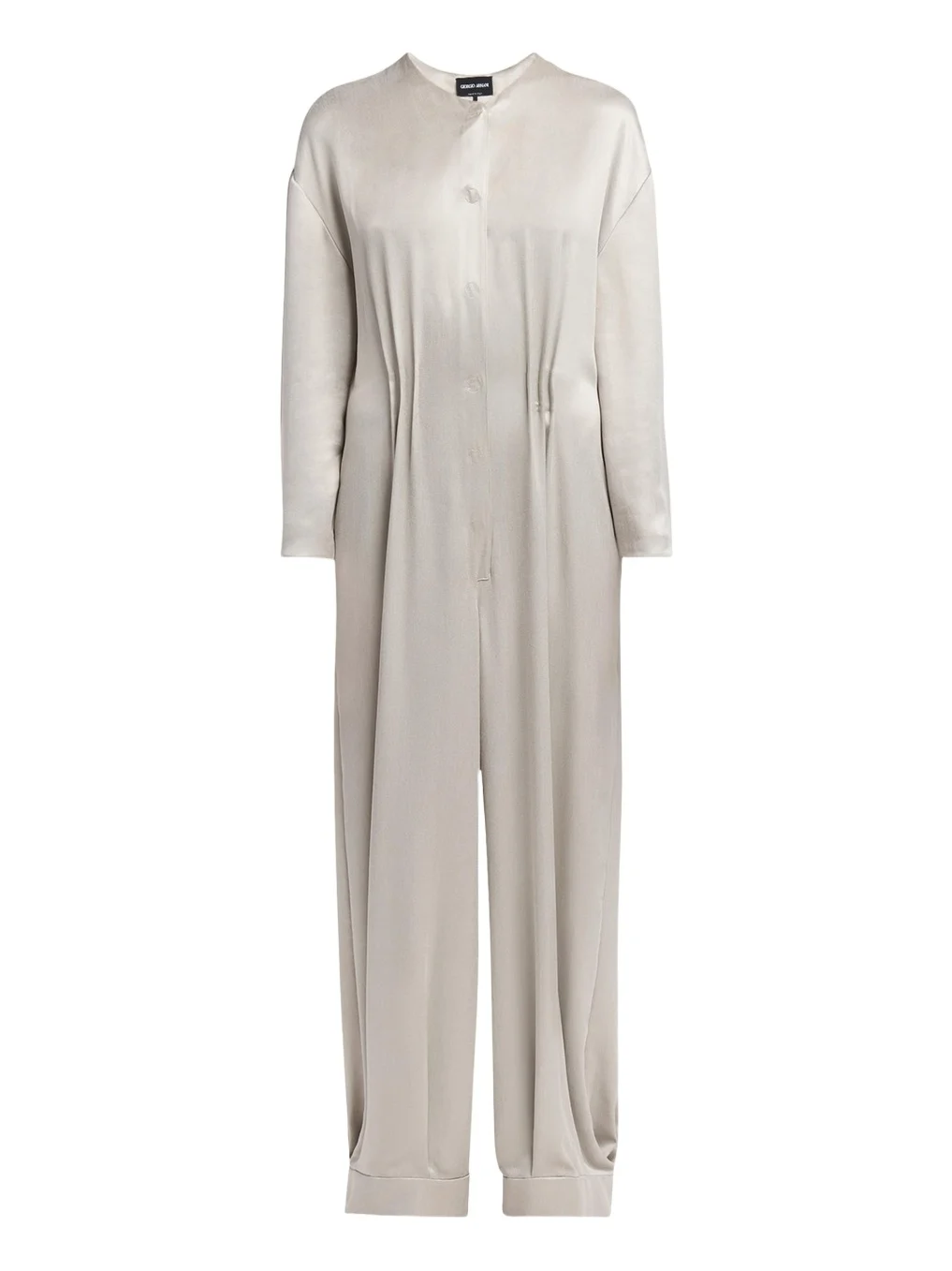 Giorgio Armani Loose Long Sleeve Jumpsuit