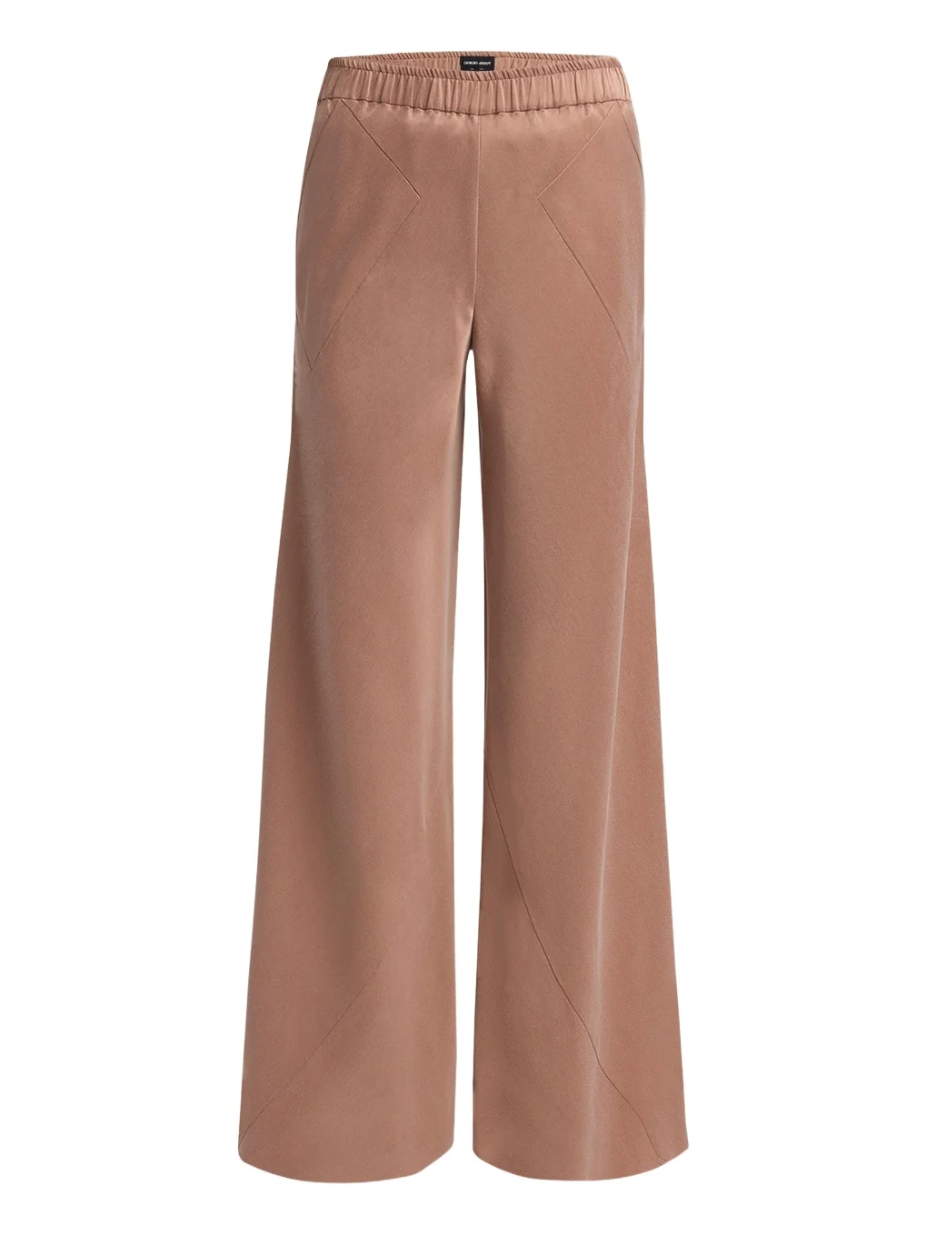 Giorgio Armani Elastic Waistband Wide Leg Trousers