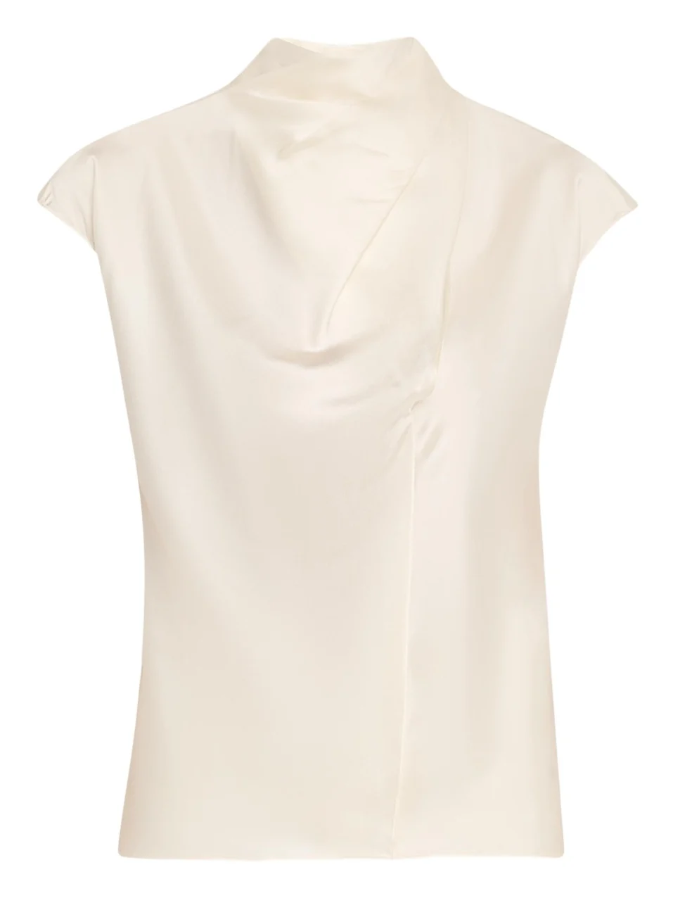 Leilany Draped Silk Top Leilany Draped Silk Top