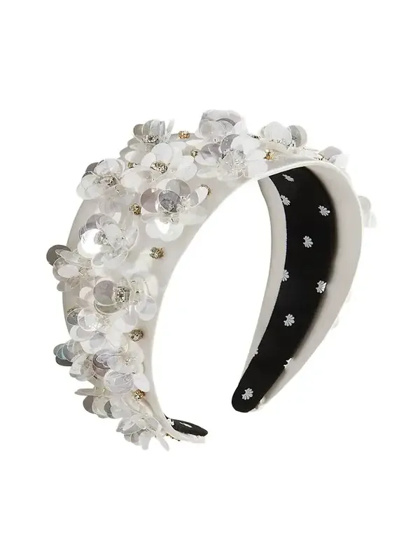 Lele Sadoughi Brigitte Floral Wide Headband