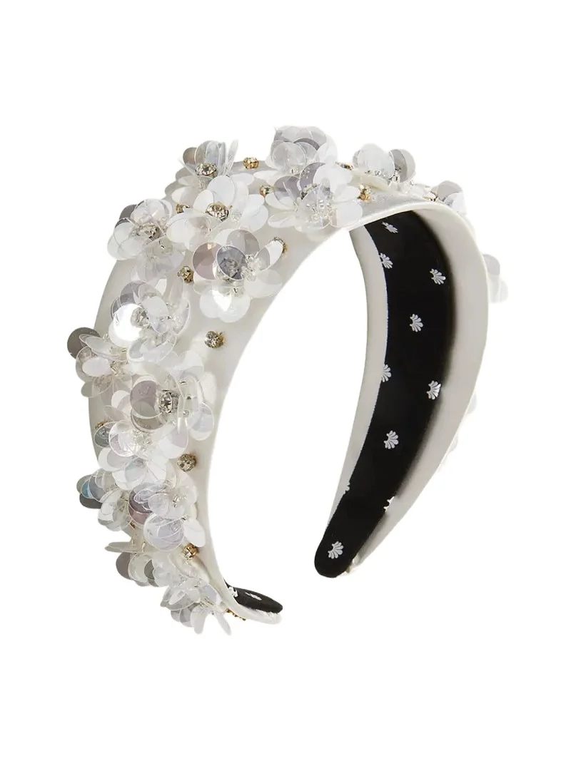Lele Sadoughi Brigitte Floral Wide Headband