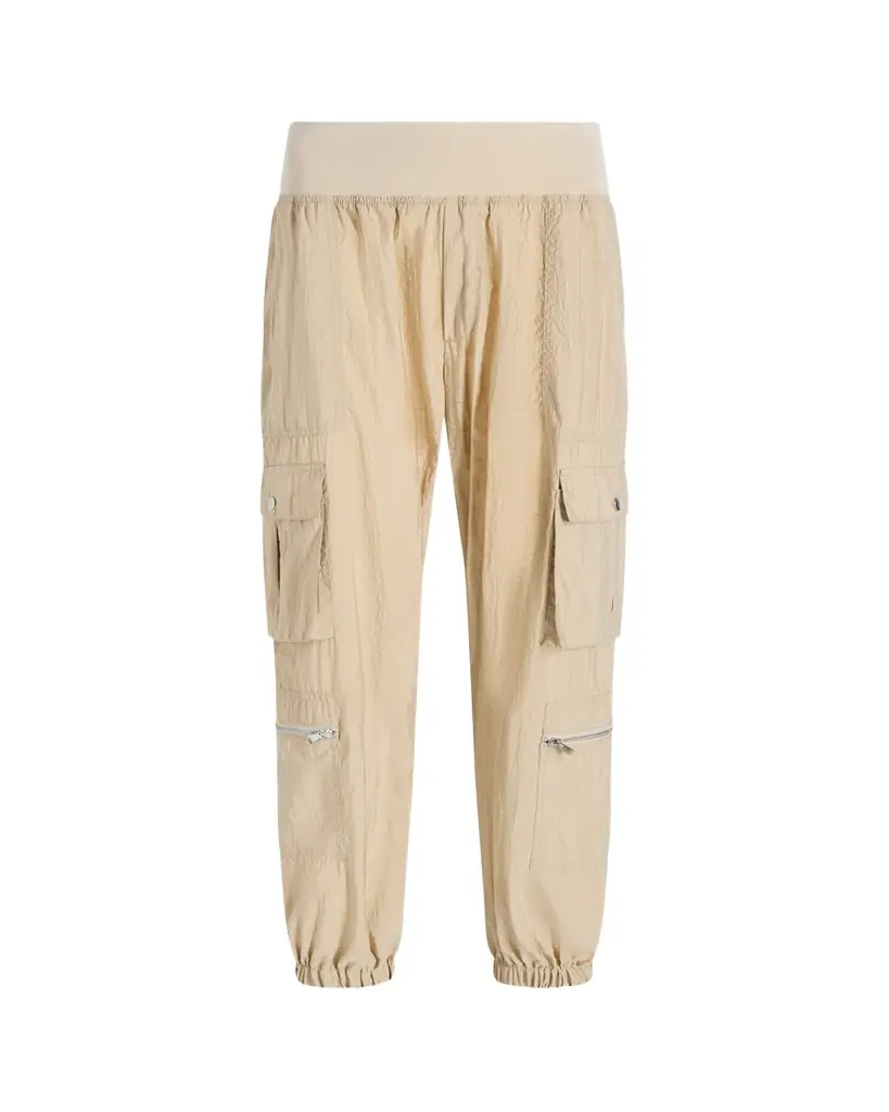 Cinq à Sept Genevive Satin Cargo Jogger Pants | Image 1 Cinq à Sept Genevive Satin Cargo Jogger Pants | Image 1