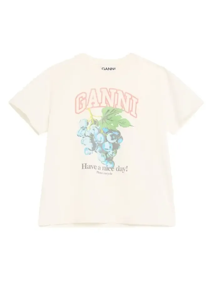 Relaxed Cotton-Jersey Grapes T-Shirt Relaxed Cotton-Jersey Grapes T-Shirt