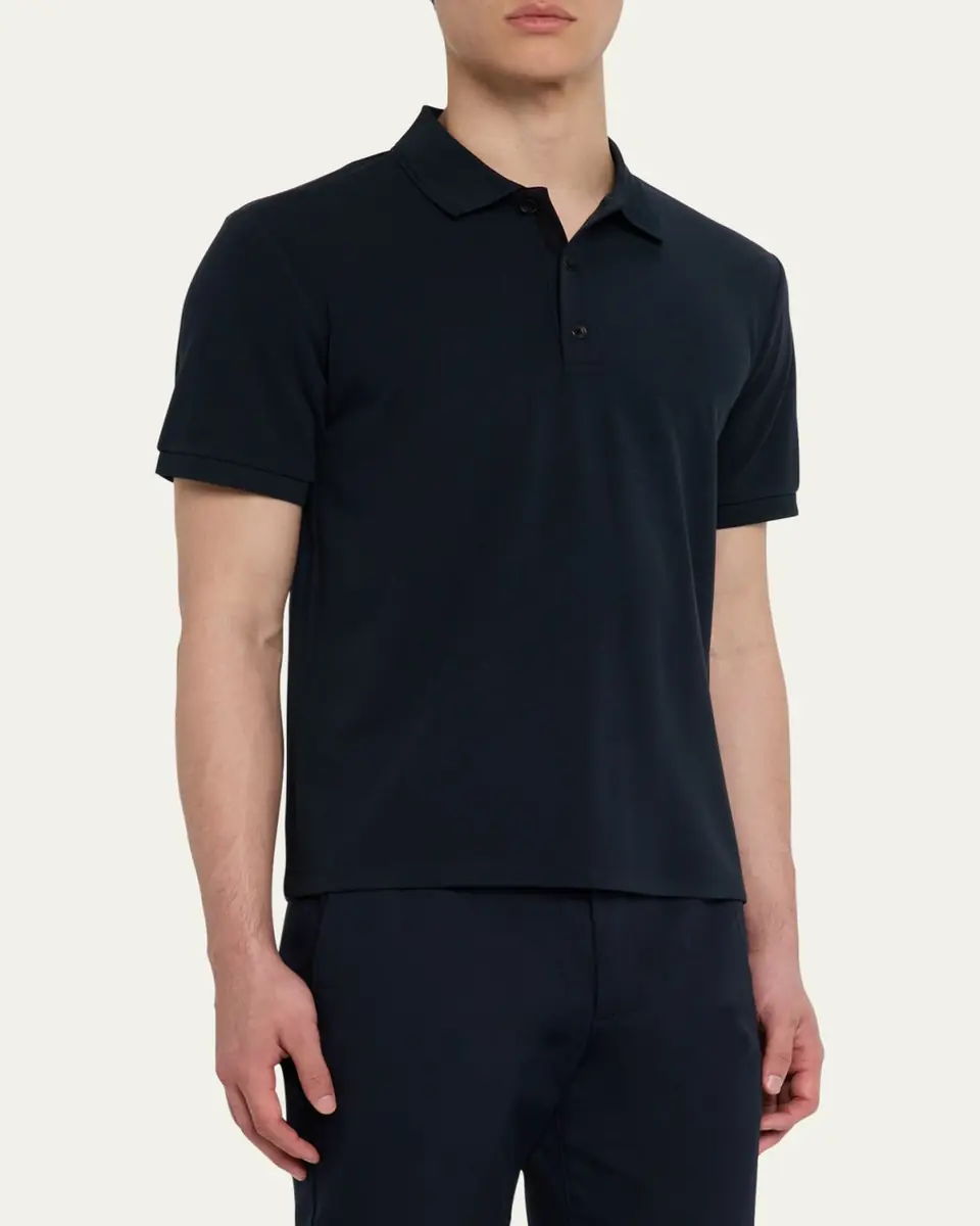 rag & bone Men's Tech Stretch Pique Polo Shirt | Thumbnail 4 rag & bone Men's Tech Stretch Pique Polo Shirt | Thumbnail 4