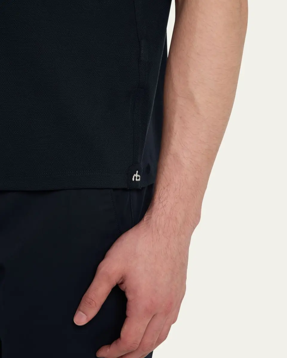 rag & bone Men's Tech Stretch Pique Polo Shirt | Thumbnail 5 rag & bone Men's Tech Stretch Pique Polo Shirt | Thumbnail 5
