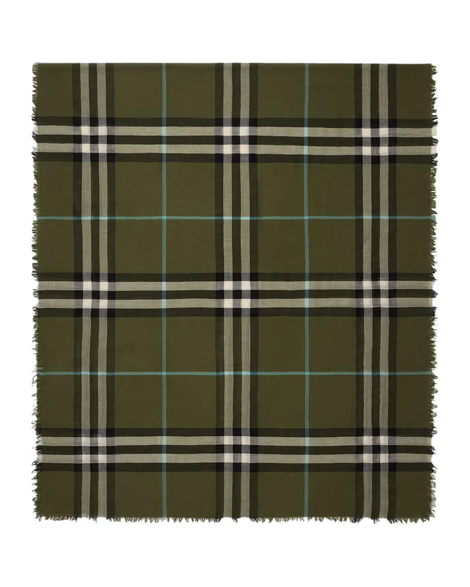 Burberry Wide Check Wool Scarf | Thumbnail 3 Burberry Wide Check Wool Scarf | Thumbnail 3