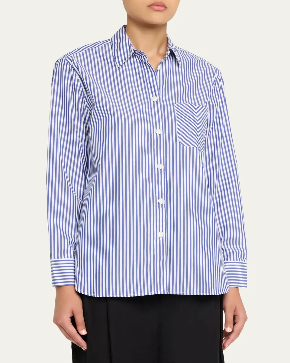 rag & bone Maxine Striped Button-Front Shirt | Thumbnail 4 rag & bone Maxine Striped Button-Front Shirt | Thumbnail 4