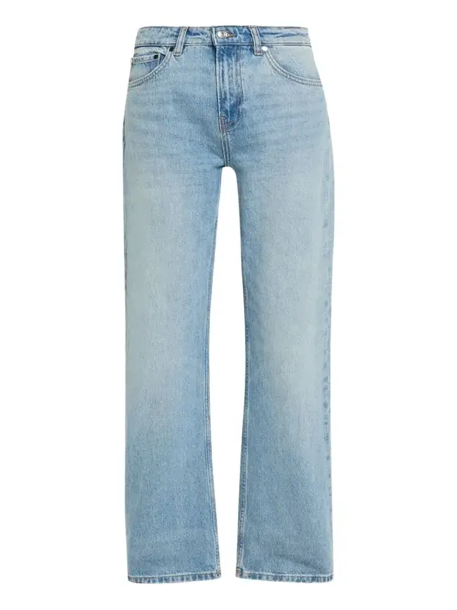 EB Denim Alida Loose-Bowed Jeans