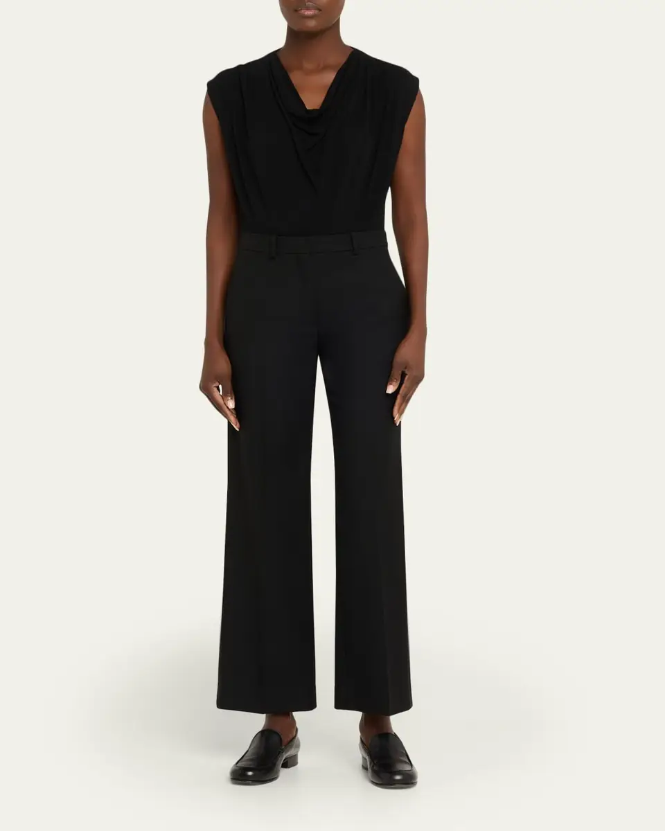 Vince Draped Cowl-Neck Top | Thumbnail 2