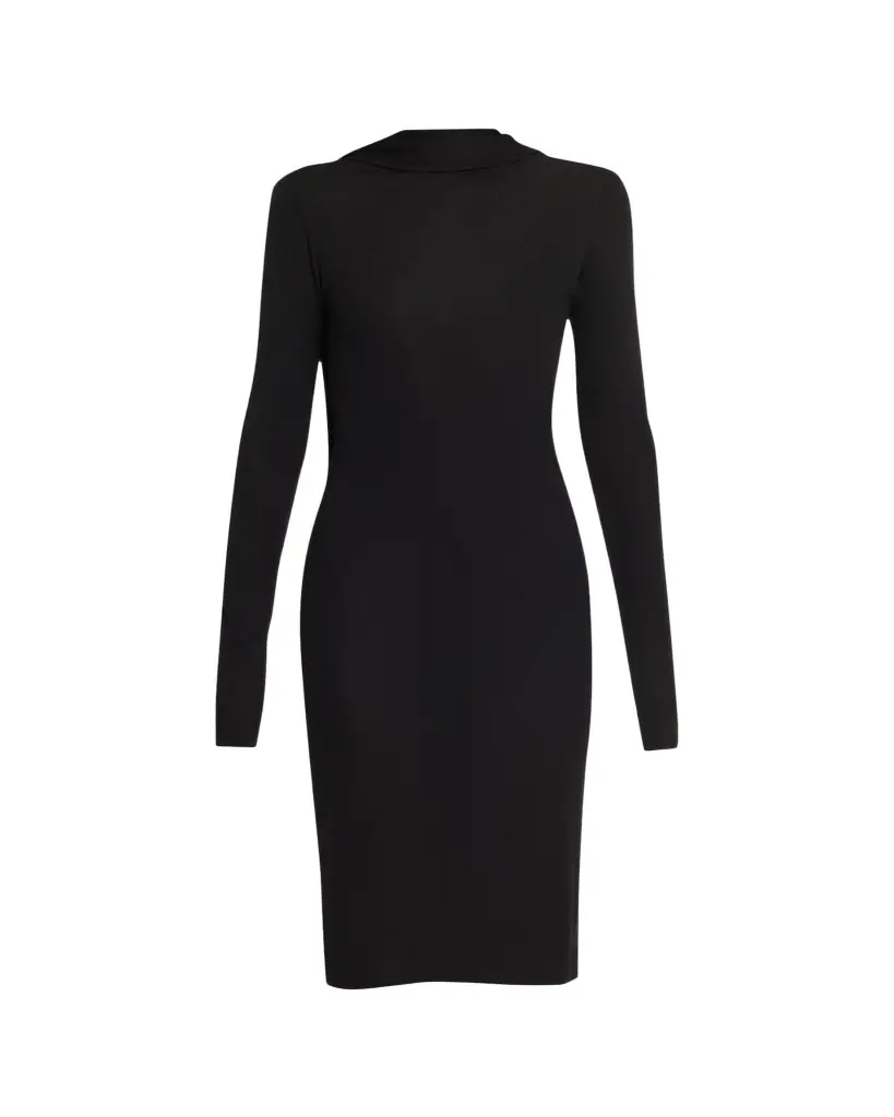 Toteme Cocoon Cape Jersey Midi Dress | Image 1 Toteme Cocoon Cape Jersey Midi Dress | Image 1