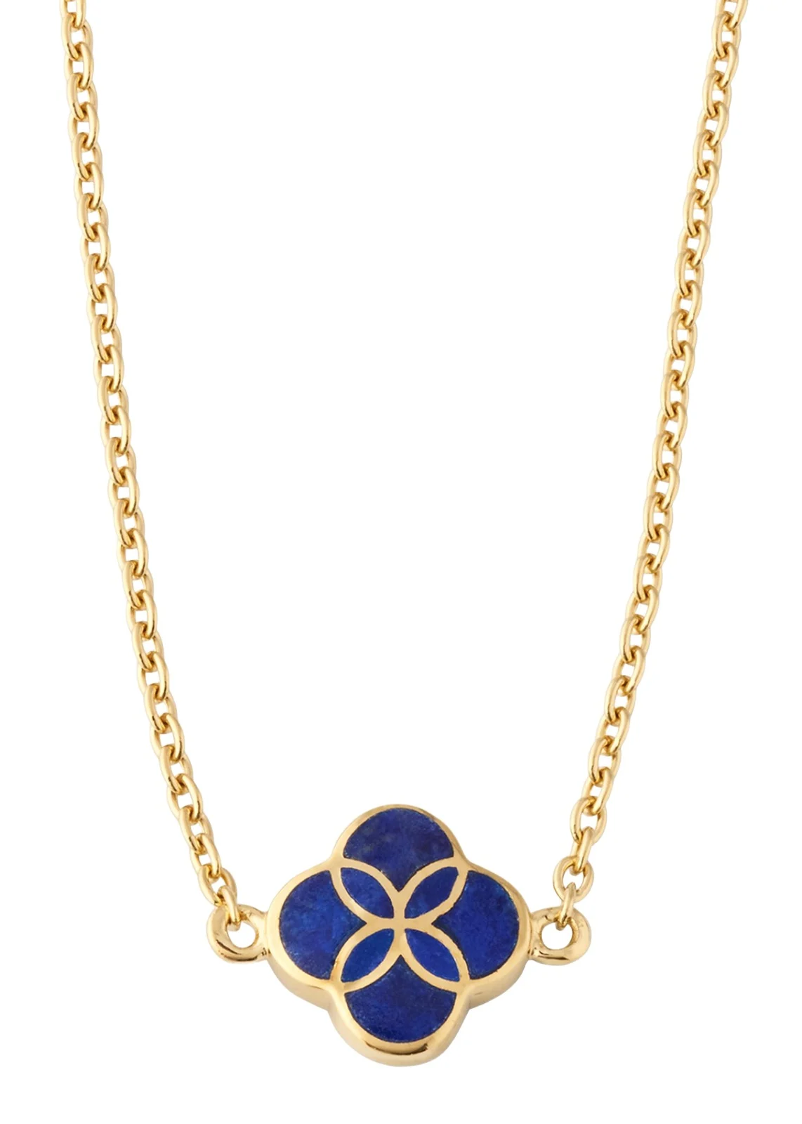 Jan Leslie Single Petal Gemstone Station Necklace