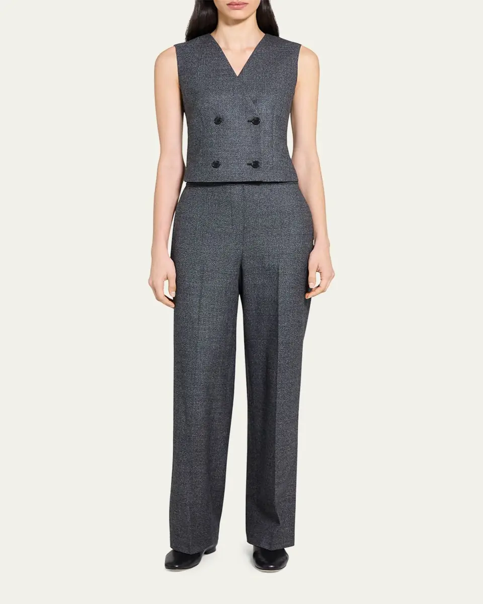 Theory Shrunken Wool Suiting Vest | Thumbnail 2 Theory Shrunken Wool Suiting Vest | Thumbnail 2