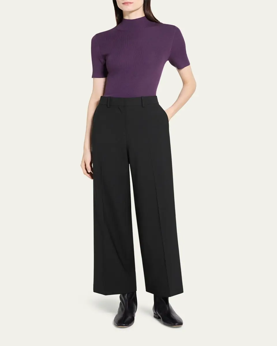 Theory Classic Straight-Leg Pants | Thumbnail 2 Theory Classic Straight-Leg Pants | Thumbnail 2