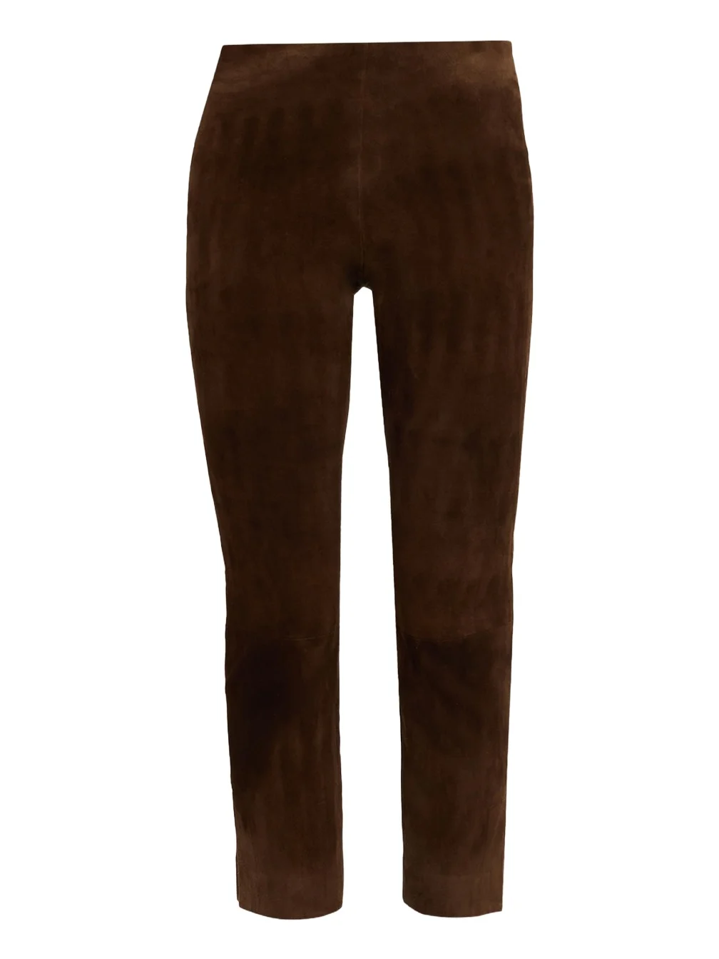 Vince Suede Split-Hem Cropped Pant