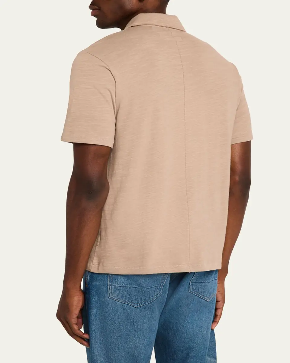 rag & bone Men's Classic Flame Polo Shirt | Thumbnail 3
